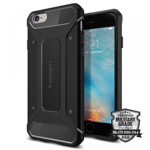 Funda Antigolpes Para iPhone 6/6S, Spigen Rugged Armor