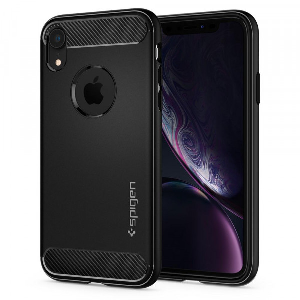 Funda Antigolpes Para iPhone XR, Spigen Rugged Armor