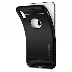Funda Antigolpes Para iPhone XR, Spigen Rugged Armor