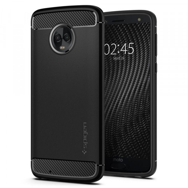 Funda Antigolpes Para Moto G6, Spigen Rugged Armor