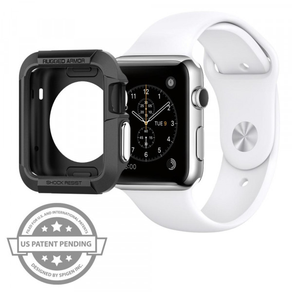 Funda Antigolpes Para Apple Watch 1/2/3 (42 mm), Spigen Rugged Armor