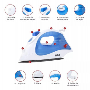 Plancha de Vapor RC-D508