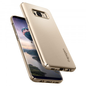 Funda Antigolpes Para Samsung Galaxy S8 +, Spigen Thin Fit